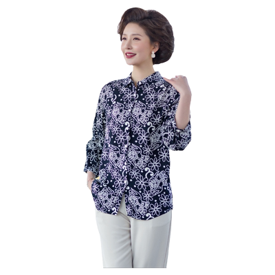 富木衬衫七分袖人棉韩版潮流