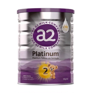 澳洲新西兰进口a2紫白金2段婴幼儿至初配方奶粉a2二段奶粉正品