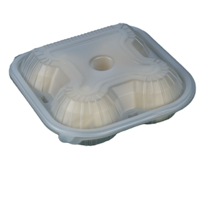 手工包子包装盒一次性青团烧麦卡通馒头小笼包汤包外卖塑料打包盒