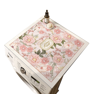 滚筒式洗衣机盖布美式防尘罩硅藻泥吸水垫免洗防晒冰箱床头柜盖巾