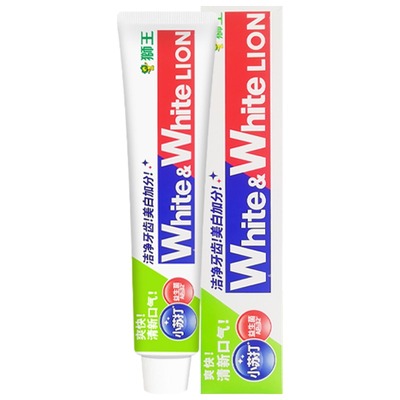 狮王大白牙膏小苏打清新口气