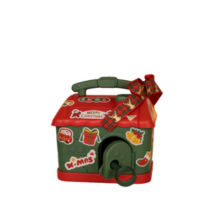 圣诞摆件存钱罐圣诞装饰品雪屋圣诞礼物圣诞礼盒圣诞礼品贴纸
