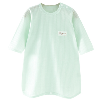 素羽佳婴儿薄款睡衣纯棉夏季透气