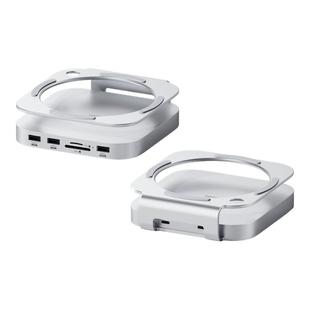 海备思适用于macmini M4/M4 Pro扩展坞typec拓展mac miniM4底座扩容M.2硬盘盒40gbps转换usb转接合金支架