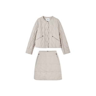 indicia标记商场同款宽松羽绒服轻薄气质短款半裙套装F2D4TZ748F