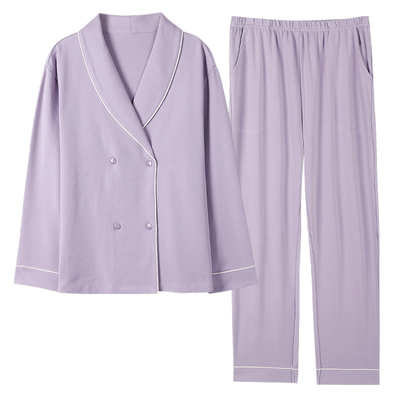 芬腾正品春秋季女纯棉长袖家居服