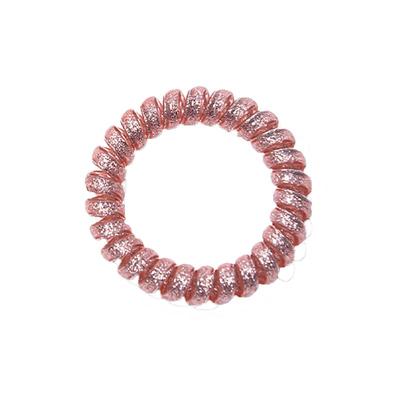 歌妮电话线发圈樱花渐变粉欧美风