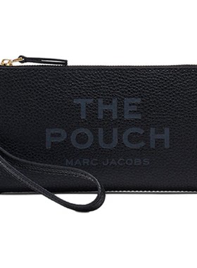 【礼物】MARC JACOBS/莫杰 MJ 牛皮纯色钱包卡包零钱包