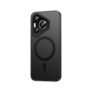 闪魔适用华为pura70手机壳pro+防摔气囊新款P70磨砂保护套软磁吸充电ultra镜头保护散热黑色男商务简约硬壳hw