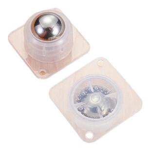 粘贴式万向滑轮免打孔滚珠轴承轮家用加厚底座静音移动耐 磨小轮