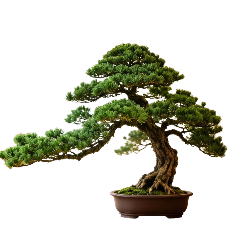 正宗迎客松真树罗汉松盆景庭院造