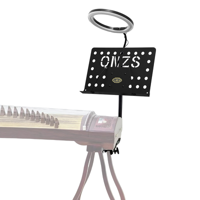 古筝不落地乐谱架省空间俯拍弹琴