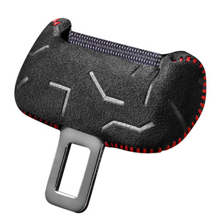 极氪9X/001/009/007GT翻毛皮安全带保护套装饰B柱防刮防撞套用品