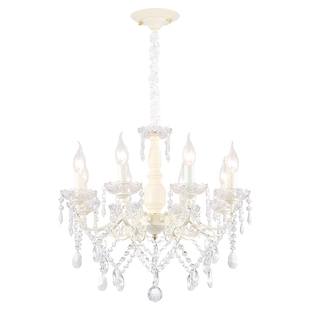 法式水晶吊灯轻奢奶油风餐厅卧室灯床头壁灯女孩房间温馨民宿灯具