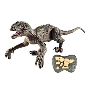 儿童遥控恐龙玩具仿真动物会走路大号电动霸王迅猛龙男生新年礼物