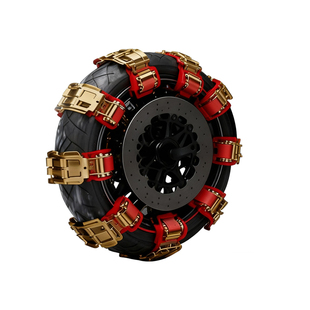 电动车2025新款防滑链全包三轮电瓶摩托车轮胎履带式雪地专用链条