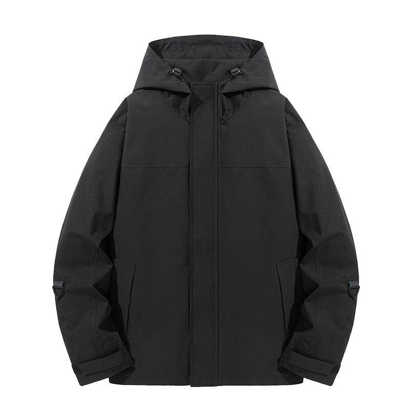 风衣定制工作服印字logo户外团购工装羽绒三合一可拆卸刺绣外套