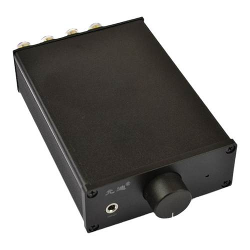 允迪家用TPA3116双声道D类HIFI纯后级2.0数字100W桌面发烧功放机