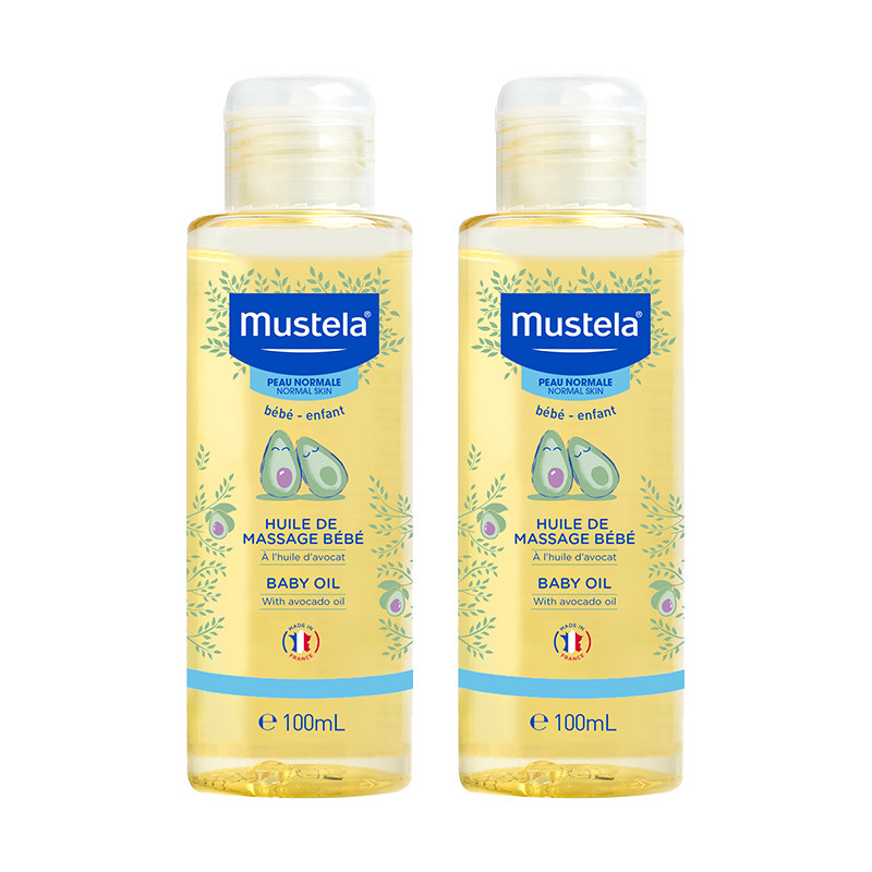 mustela推拿保湿抚触宝宝按摩油