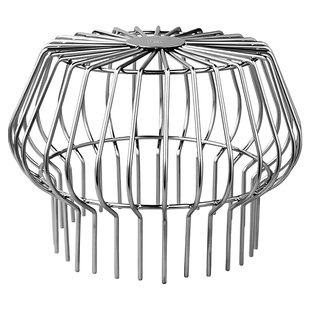 304不锈钢天台地漏屋顶阳台110PVC下水道户外排水管过滤防堵网罩