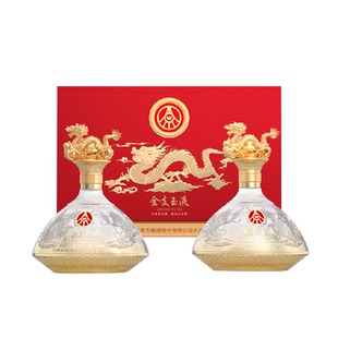 五粮液集团出品金支玉液浓香型白酒52度500ml*2瓶礼盒装送礼