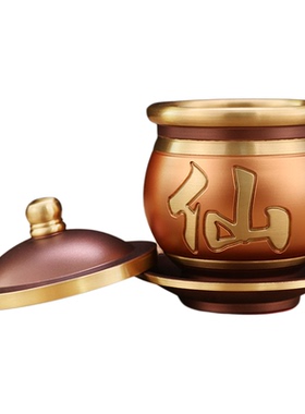 纯铜供佛水杯供佛家用莲花供水杯观音大悲水供杯净水杯佛前圣水杯