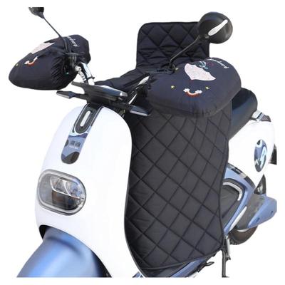 电瓶车加绒加厚分体保暖防水护膝