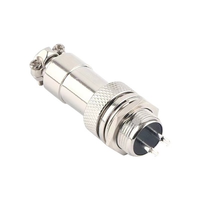 GX16航空插头公母带线连接器线