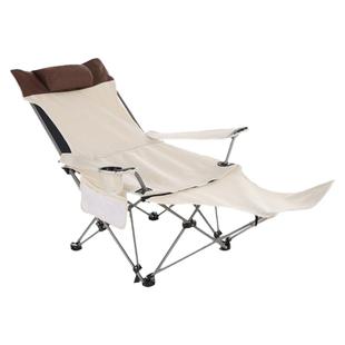 搁脚椅折叠躺椅户外便携野营午休椅子两用可轻便沙滩露营斜躺调节