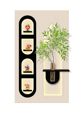 【小红书同款】水培绿植灯光画