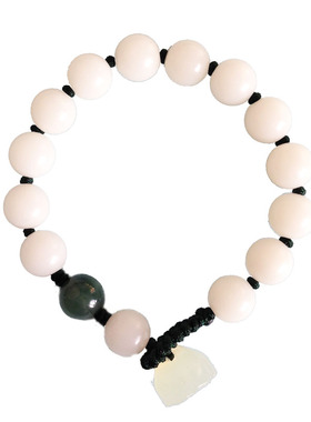 文艺清新百搭白玉菩提根手链