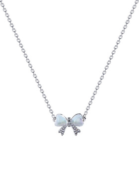 轻奢小众蝴蝶结项链女ins风超仙