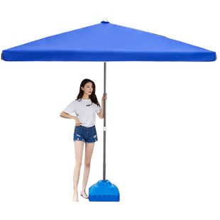 户外遮阳伞摆摊伞太阳伞商用做生意大伞庭院大号四方长方伞广告伞