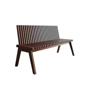 创意实木折叠长条凳中古换鞋凳餐厅休闲条凳民宿酒店靠背卧室椅子