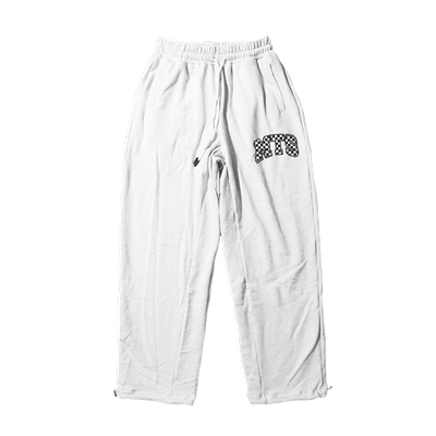 毛圈布直筒裤宽松运动街头风格