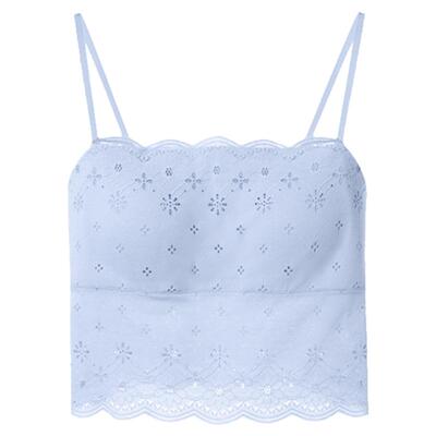 ubras棉感小雏菊度假风吊带