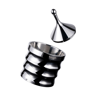 顽固咖啡二代火山接粉罐接粉器接粉杯不锈钢落粉器58mm53布粉外卡