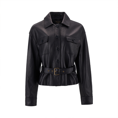 MELINDA LI【女主挚爱】黑标私服英国半植鞣油蜡绵羊皮宾霸皮衣