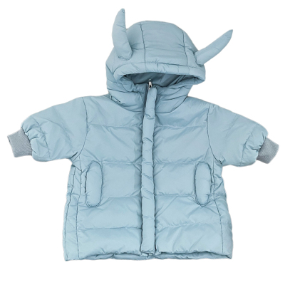 男宝宝冬装套装加厚保暖婴童羽绒服外套冬季加绒裤子分体婴儿衣服