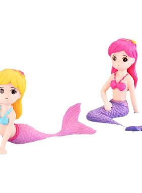 diy美人鱼公主创意可爱摆件