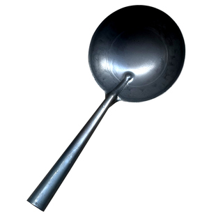 长柄加厚铁瓢圆底水瓢挖水泥工地瓦工灰土勺子碳钢家用养殖饲料瓢