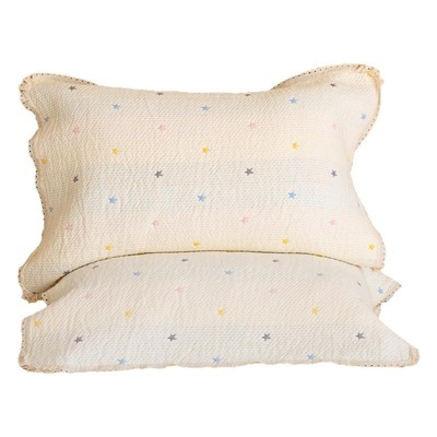 幻彩星芒枕巾丨纯棉韩式柔软枕巾