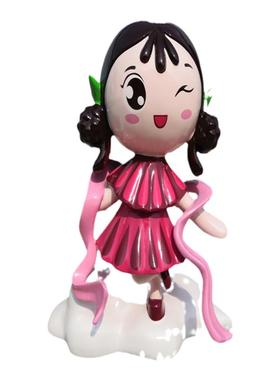 农业杨梅主题形象卡通公仔雕塑定制户外园林景观大型荔枝造型娃娃