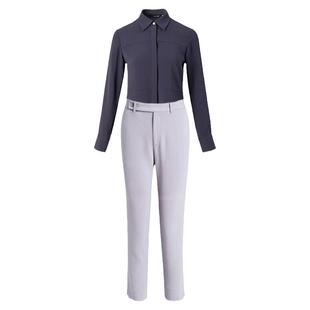 招商银行行服秋冬招行女式工作服紫灰色马甲裤子工装裤子衬衫夏款