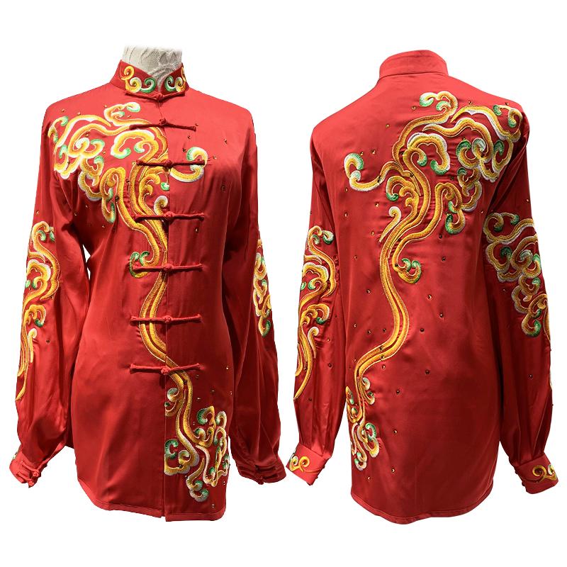 私人定制太极气功武术比赛服汉粹