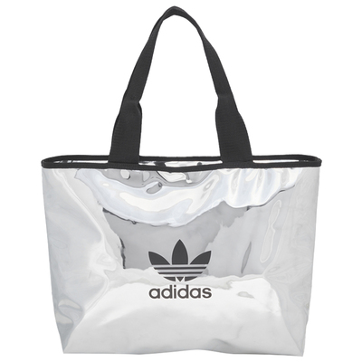 Adidas/阿迪达斯正品三叶草 SHOPPER 女子液态银休闲单肩包ED5885