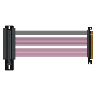 PC-IE4.0显卡延长线 pcie4转接线无损高速兼容90度角竖装 ATX机箱