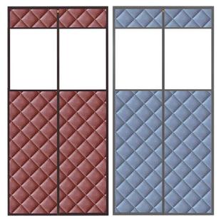 挡风防寒棉门帘冬加厚2025新款免打孔家用冬季保暖防风门帘防冷气