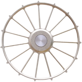 威武航空铝金色手拨八卦轮甲鱼枪线盘远投绕线轮车盘轮鱼线轮渔具