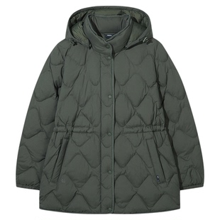 NEPA耐葩户外25秋冬新品女士羽绒服透气保暖中长款羽绒服7L82061